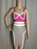 Oh My Gosh Girl Two Piece Bonded Dresses - fashiongram.ca