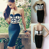 Oh My Gosh Girl Two Piece Bonded Dresses - fashiongram.ca