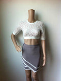 Oh My Gosh Girl Two Piece Bonded Dresses - fashiongram.ca