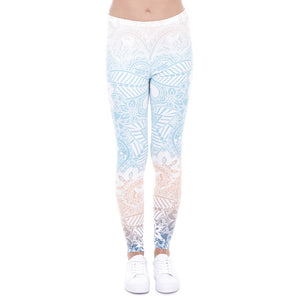 Future Mandala Mint Leggins - fashiongram.ca