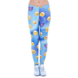 Happy Girl Emoji Fun Leggings - fashiongram.ca