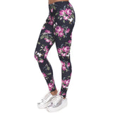 Exotic Cutie Retro Roses Leggings - fashiongram.ca