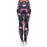 Exotic Cutie Retro Roses Leggings - fashiongram.ca