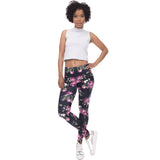 Exotic Cutie Retro Roses Leggings - fashiongram.ca