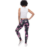 Exotic Cutie Retro Roses Leggings - fashiongram.ca
