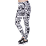 Ms Cutie Mandala Black Leggings - fashiongram.ca