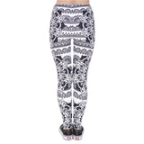 Ms Cutie Mandala Black Leggings - fashiongram.ca