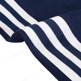 Wealthy Girl Vintage Striped Flare Dress - fashiongram.ca