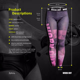 Super Girl Work Out Leggings - fashiongram.ca
