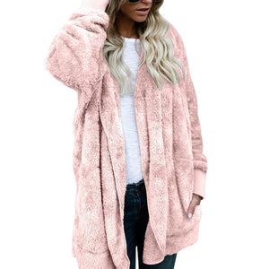 Chic Faux Fur Teddy Bear Coat - fashiongram.ca