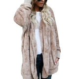 Chic Faux Fur Teddy Bear Coat - fashiongram.ca