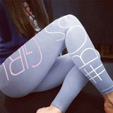 Confident High Waist Boss Girl Leggings - fashiongram.ca