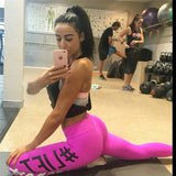 Confident High Waist Boss Girl Leggings - fashiongram.ca