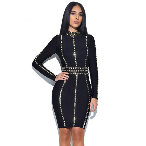 Luxury Sequined Designer Dress - fashiongram.ca