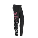 Confident High Waist Boss Girl Leggings - fashiongram.ca